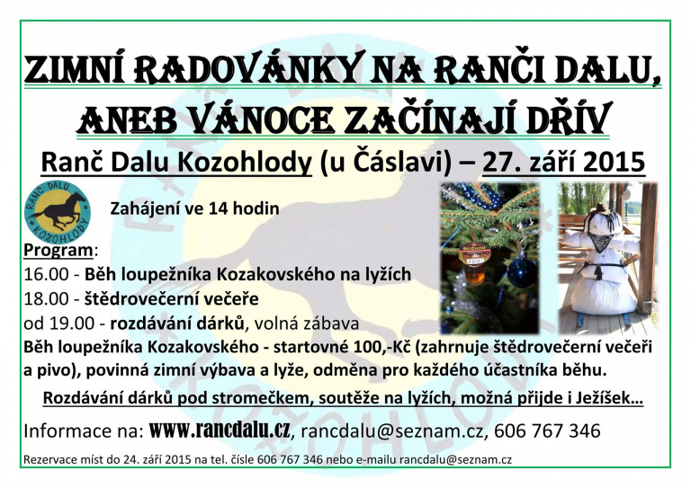 Zimní radovánky na Ranči Dalu